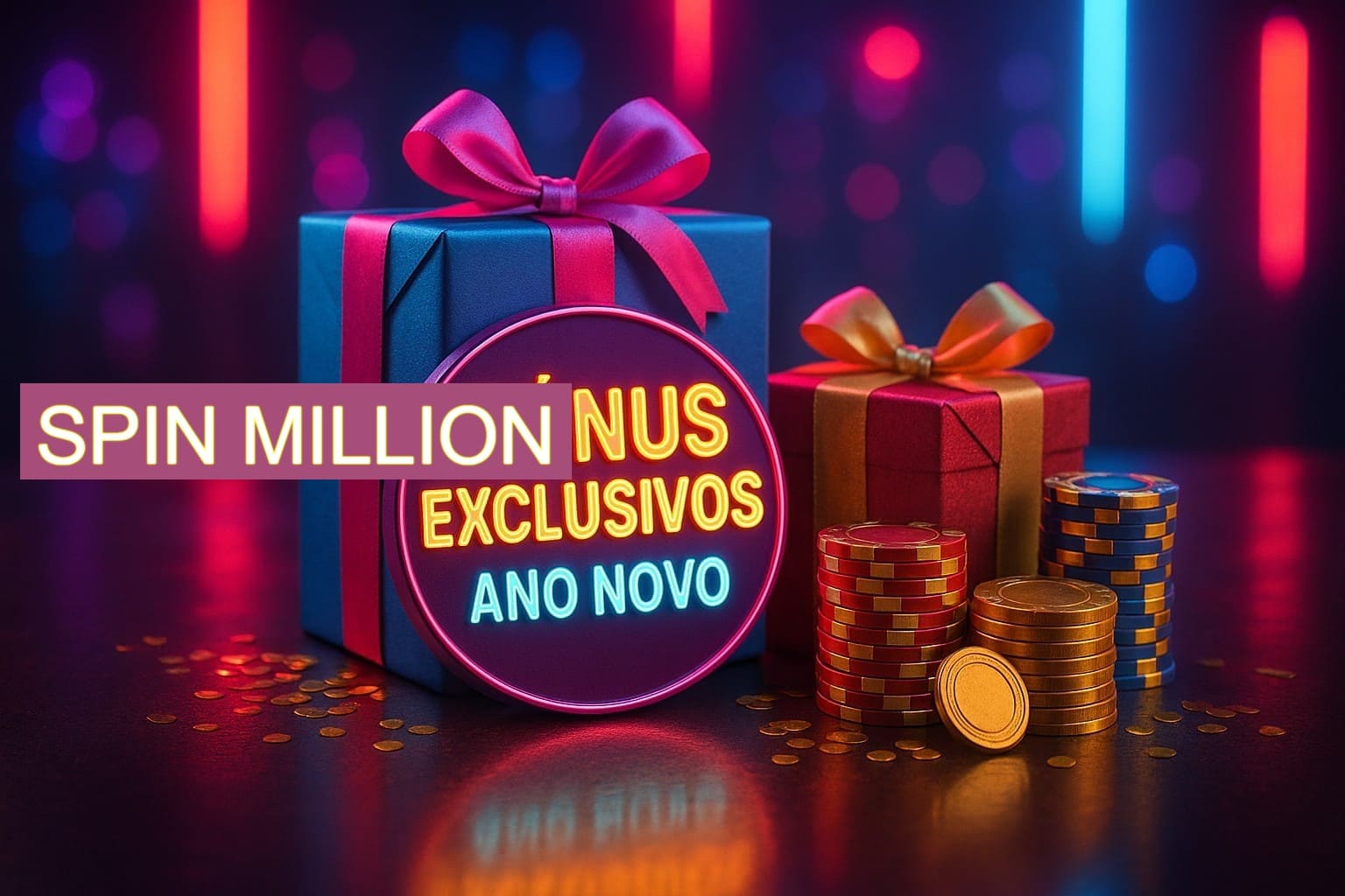 Promoções de Ano Novo no SPIN MILLION